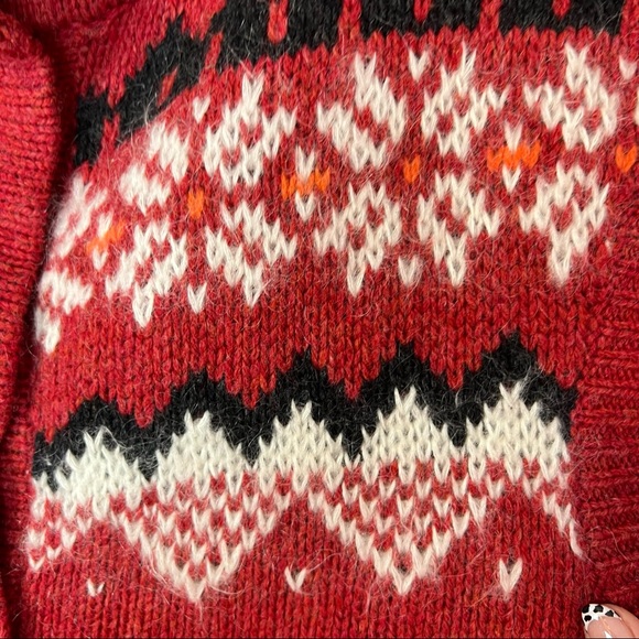 Free People Fair Isle Wool Mohair Blend Sweater Vest, size XS - Picture 5 of 7